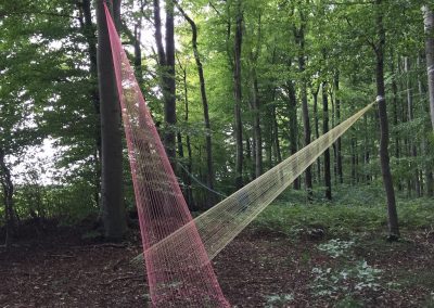 Interim17_Installation: Nandor Angstenberger im Wald